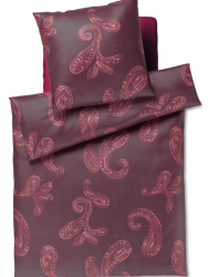 Joop poszewka mako-satin Paisley rouge 4120 40x80, 80x80