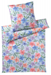 Elegante poszewka bambusowo-satynowa Bravo blau 24537 40x80, 80x80