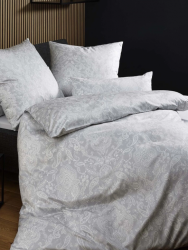 Janine pościel mako-satin Milano silber grau 45108 155x200