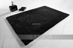 Dywanik łazienkowy MOCA Design czarny 50x75, 60x100, 70x130, 80x160