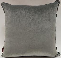 Poszewka welwet szary 45x45