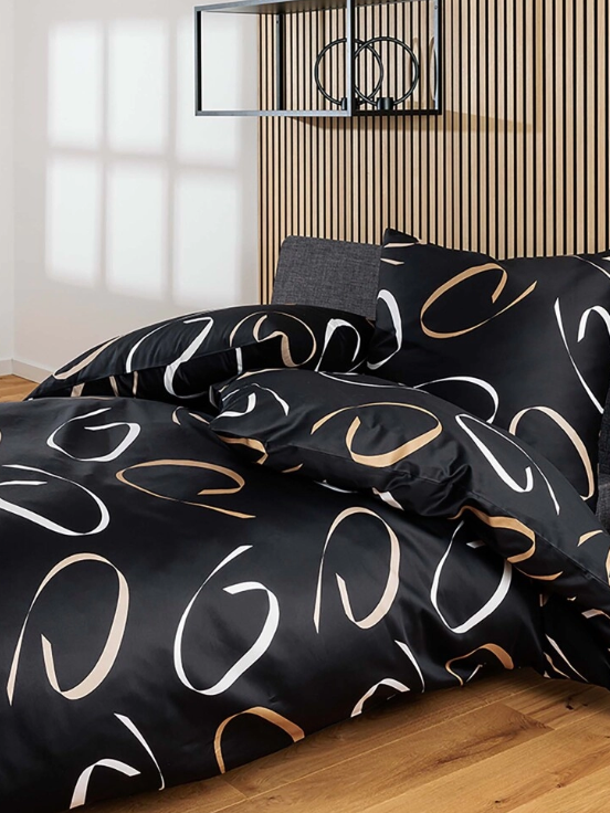 Janine pościel mako-satin J. D. schwarz beige 87102 240x220