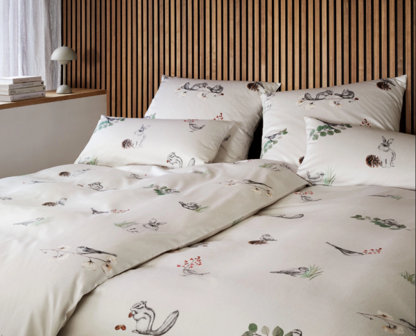 Elegante poszewka satyna Sketch kiesel 24507 40x80, 80x80