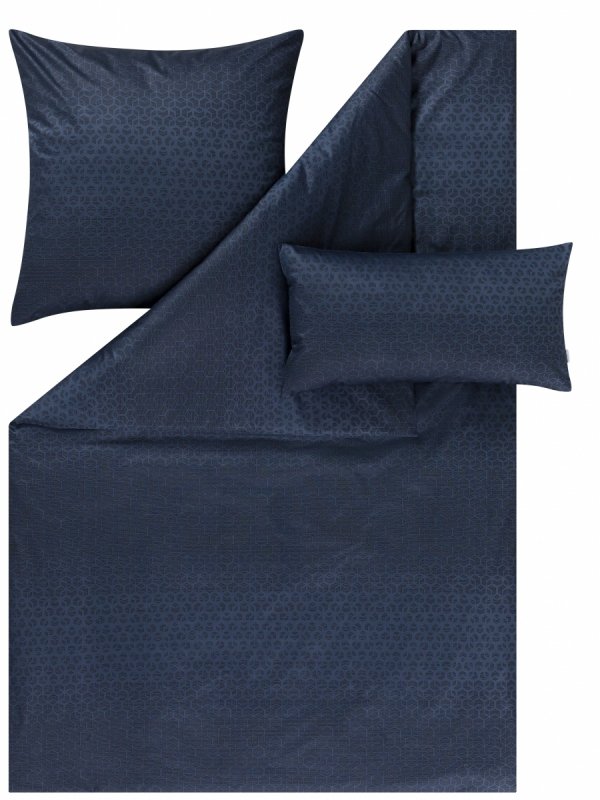 Estella schweizer satin Paul nachtblau 2174 155x200