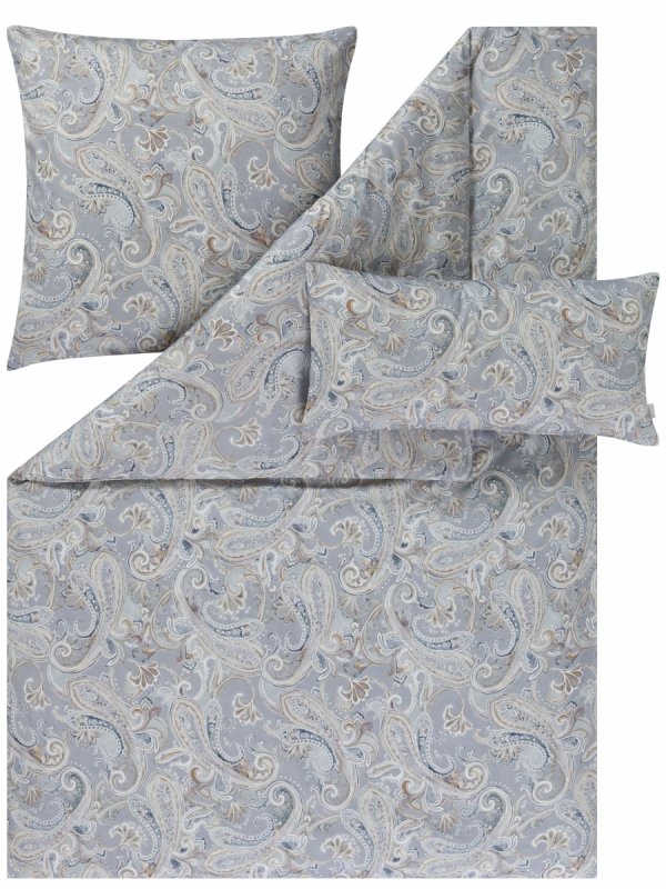 Estella mako-satin Diana grau 7958 135x200