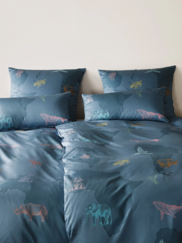 Elegante pościel mako bawełna Explorer ozeanblau 24570 240x220