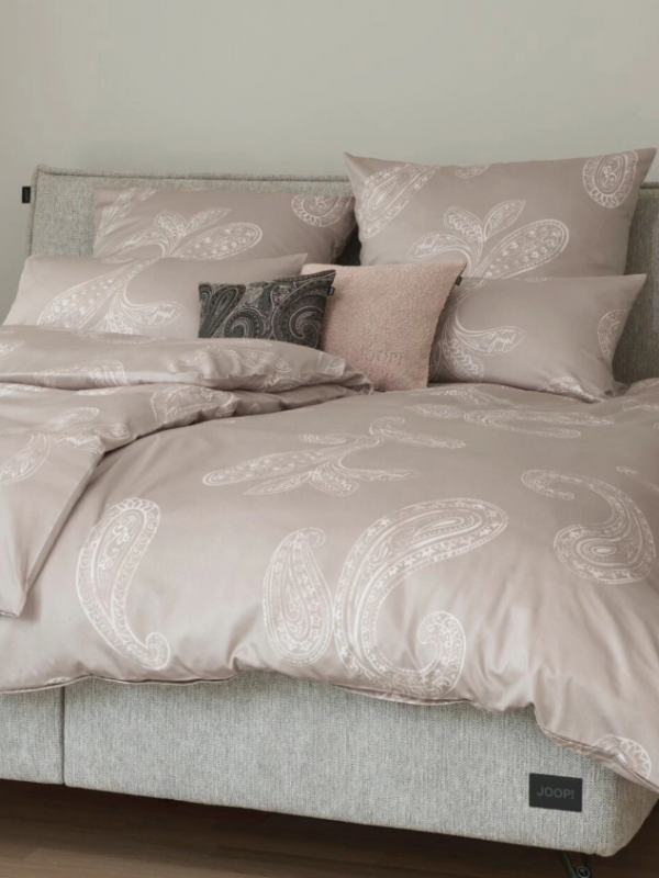 Joop pościel mako-satin Paisley taupe 4120 155x200