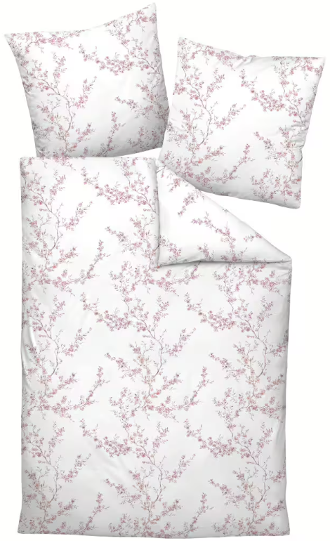 Janine pościel mako-satin Milano rosa 45104 135x200