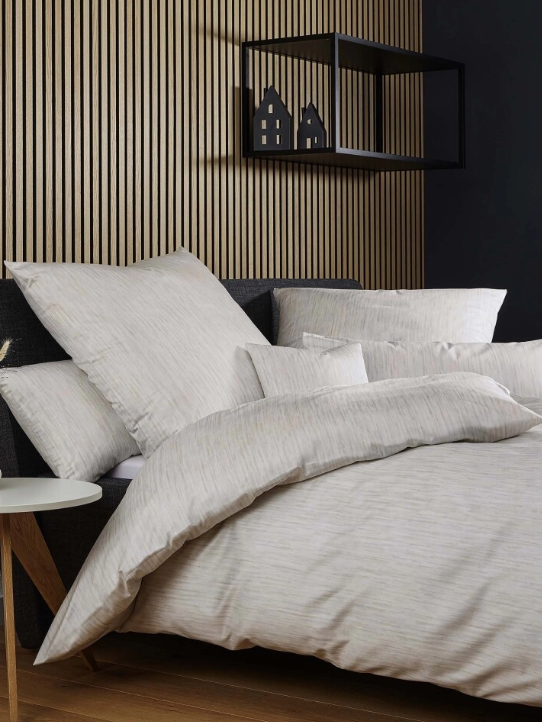 Janine pościel mako-satin Milano grau beige 45109 135x200