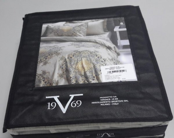 Versace pościel satynowa Garda beżowa 160x200