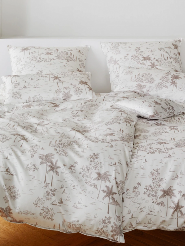 Elegante poszewka satyna Positano sand 24528 40x80, 80x80