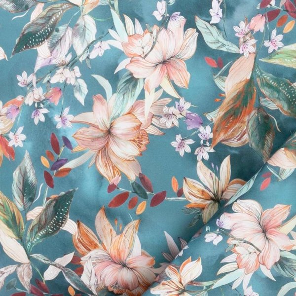 Estella mako-satin Estera blautanne 7960 155x200