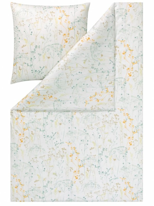 Estella pościel mako- jersey Nadine grün 6533 155x200