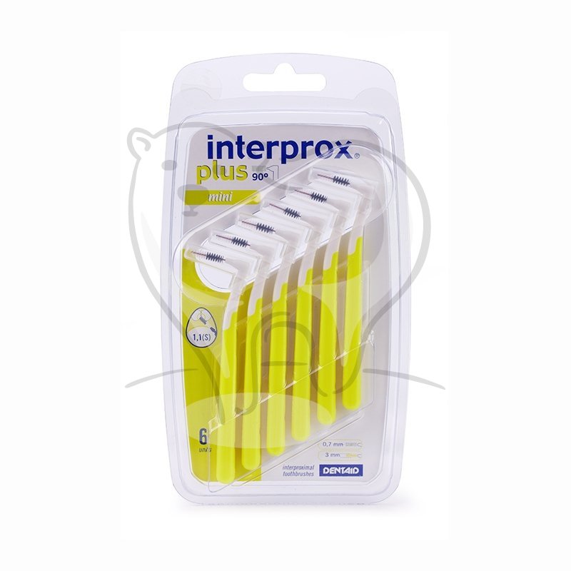 Interprox Plus Mini 1,1mm - szczoteczki międzyzębowe żółte