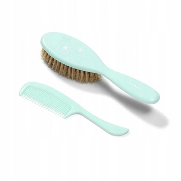 Szczotka + grzebień naturalne włosie Babyono 567/03