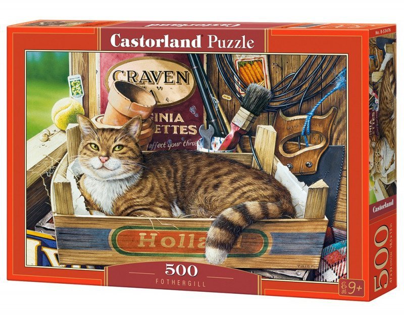 Puzzle Kot W Pudełku Castorland 500el