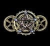 broszka steampunk mechaniczny pentagram pentakl Penta Meridia seria Engineerium by Anne Stokes