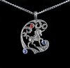 naszyjnik Jednorożec Unicorn, magiczna biżuteria - wisiorek, talizman dla ochrony, zdrowia i uleczenia