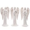 figurki dekoracyjne - Białe Anioły, wysokość 20 cm