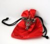 naszyjnik z gotyckim aniołem - amulet ochronny
