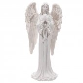 Biały Anioł - figurka dekoracyjna wys. 20cm