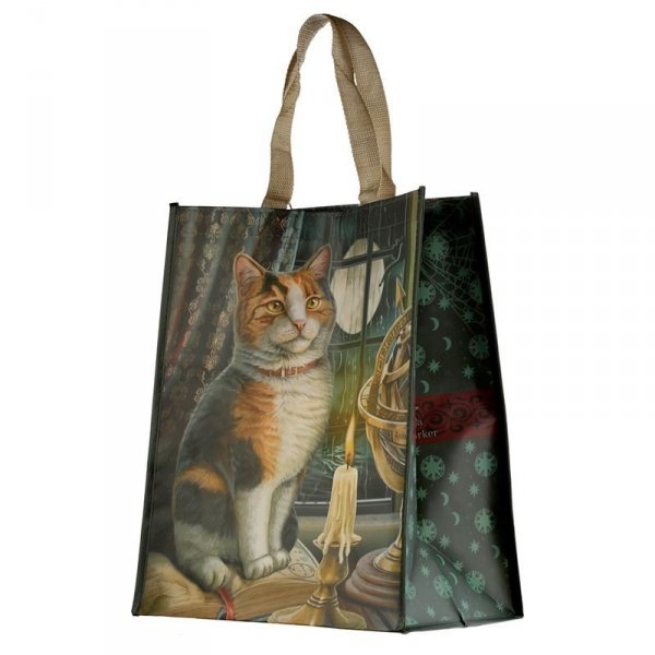 torebka prezentowa, zakupowa wielokrotnego użytku z Magicznym Kotem - Lisa Parker