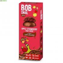 PRZEKĄSKA JABŁKOWO - TRUSKAWKOWA W CZEKOLADZIE BOB SNAIL CHOCO