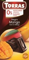 CZEKOLADA GORZKA Z MANGO BEZ CUKRU I GLUTENU TORRAS 75 g