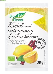 KISIEL CYTRYNA RABARBAR BEZ CUKRU BIO PLANET 38 g