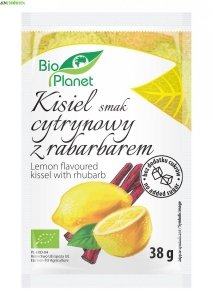 KISIEL CYTRYNA RABARBAR BEZ CUKRU BIO PLANET 38 g 