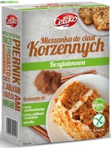 BEZGLUTENOWE CIASTO KORZENNE MIESZANKA CELIKO 300 g