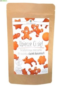 ŚWIĄTECZNA BEZGLUTENOWA MIESZANKA CIASTKA KORZENNE BEZGLUTENOWE PIĘĆ PRZEMIAN  600 g