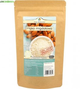 MĄKA MIGDAŁOWA BEZGLUTENOWA PREMIUM PIĘĆ PRZEMIAN 500 g