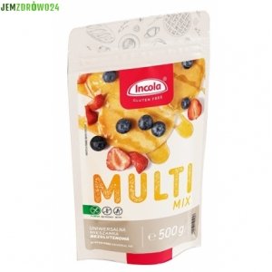BEZGLUTENOWA MIESZANKA MĄK BEZGLUTENOWY MULTI MIX UNIWERSALNY INCOLA 500 g
