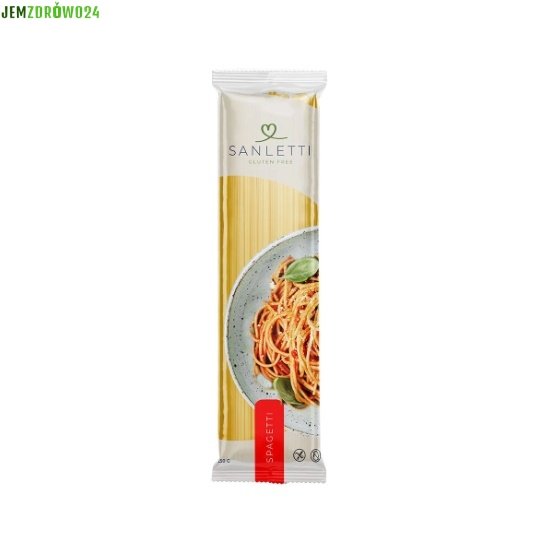 MAKARON  KUKURYDZIANY BEZGLUTENOWY SPAGHETTI SANLETTI 340 g