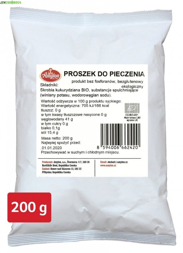 Proszek do pieczenia bezglutenowy Amylon 200 g