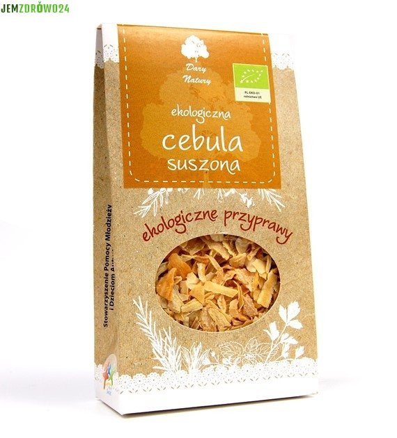 SUSZONA CEBULA EKOLOGICZNA DARY NATURY 40 g