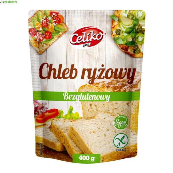 MIESZANKA NA BEZGLUTENOWY CHLEB RYŻOWY CELIKO 400 g