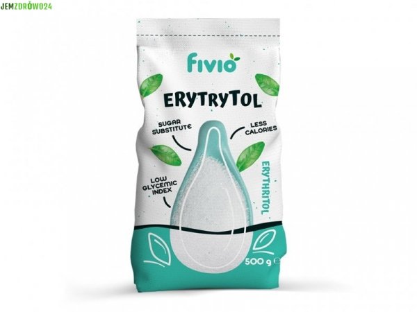 ERYTRYTOL ERYTROL SŁODZIK STOŁOWY 0 KCAL FIVIO 500 g