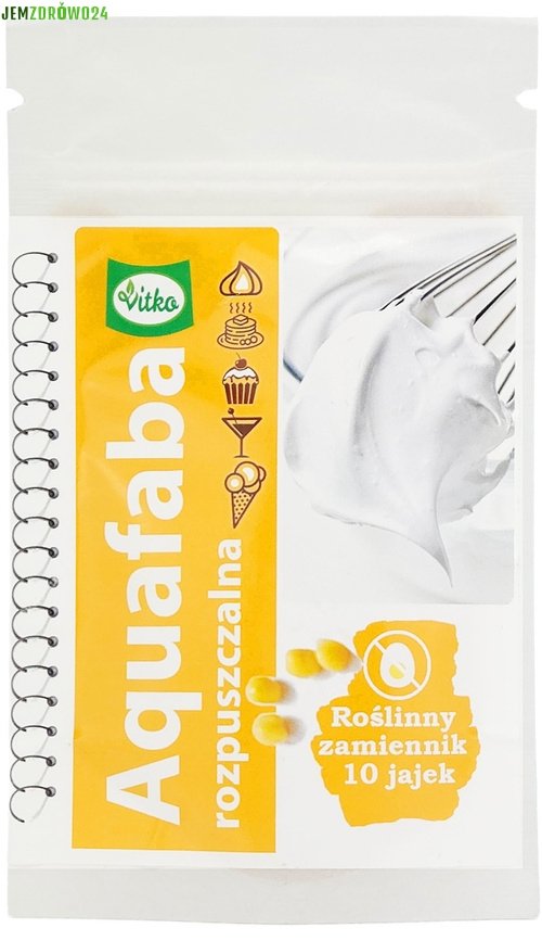 AQUAFABA ROZPUSZCZALNA - WEGAŃSKI ZAMIENNIK JAJEK VITKO 30 g