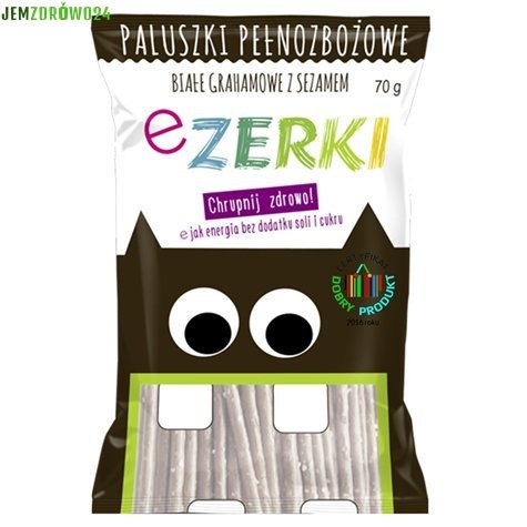 Ezerki paluzszki białe grahamowe z sezamem 70 g