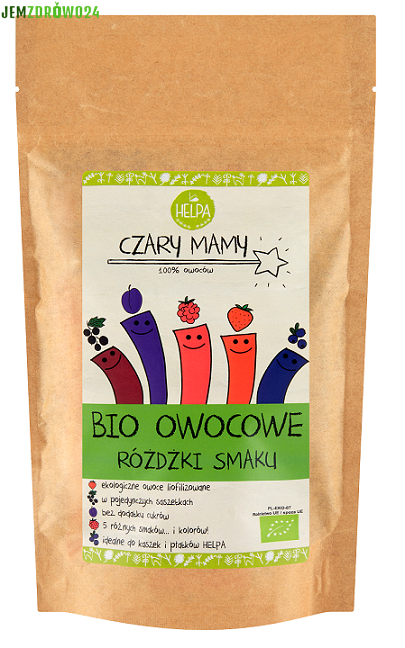 OWOCOWE RÓŻDŻKI SMAKU BIO CZARY MAMY HELPA 10 SZT. 20 g