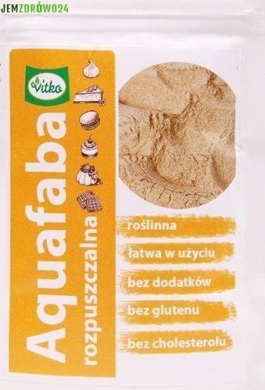 AQUAFABA ROZPUSZCZALNA - WEGAŃSKI ZAMIENNIK JAJEK VITKO 30 g