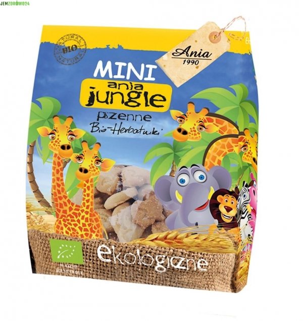 Ciastka Mini Jungle Bio Ania 100 g 