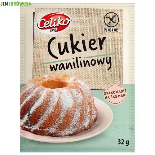 Cukier wanilinowy bezglutenowy Celiko 32 g