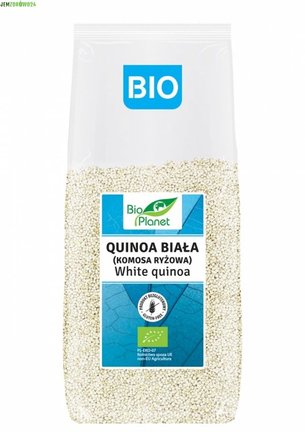 QUINOA BIAŁA - KOMOSA RYŻOWA BEZGLUTENOWA EKOLOGICZNA BIO PLANET 1 kg