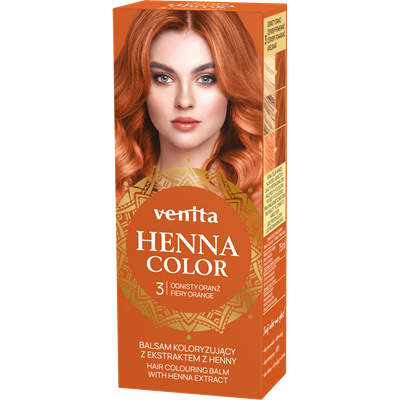 Henna Balsam Koloryzujący 3 Ognisty Oranż 75ml