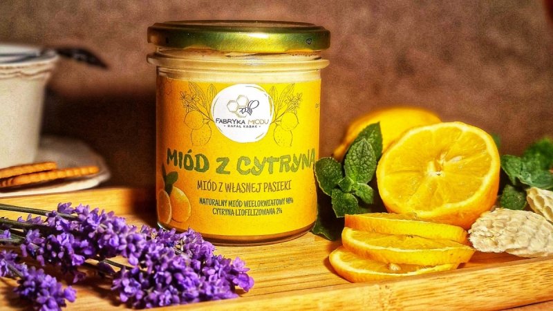Miód z Cytryną 430g