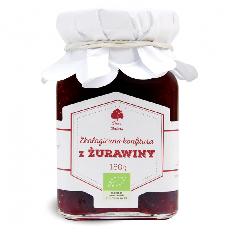 Konfitura z Żurawiny Eko 180g
