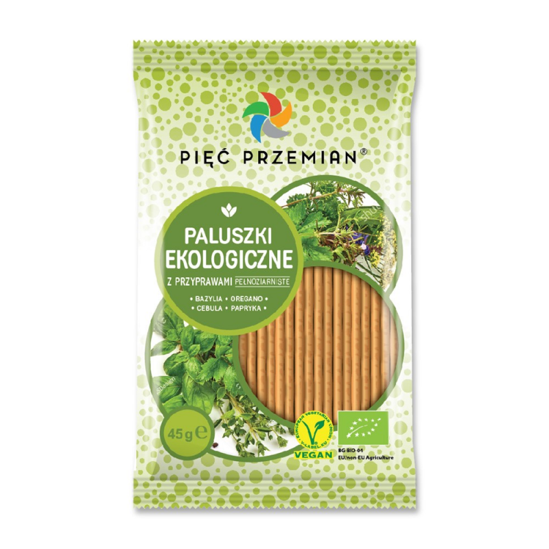 Paluszki z Przyprawami Pełnoziarniste z Samopszy BIO 45g